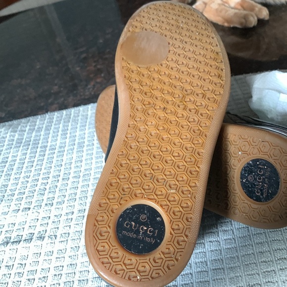 Men’s GUCCI 295198 Microguccissims Soft/Miro Black Sneakers Size 7G UK-7, US-8 - Picture 8 of 8